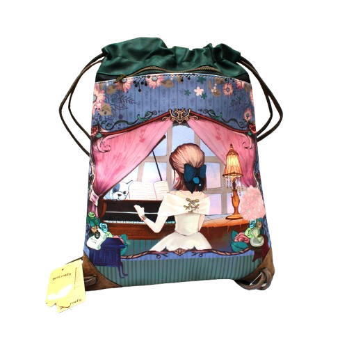 Mochila Saco De Cuerdas Sweet Candy