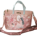 Bolso bandolera Sweet Candy con ilustraciones romántica.