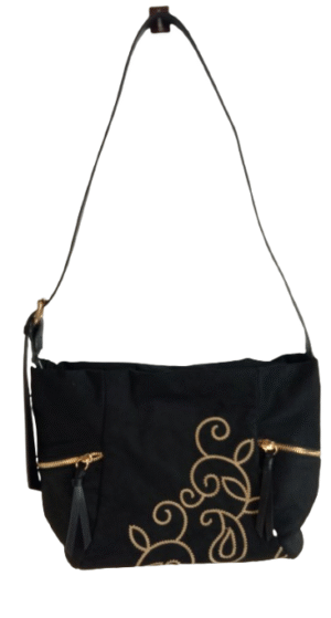 bolso_bordado-removebg-preview Bolso “Elegancia Bordada” – Negro con Detalles Dorados