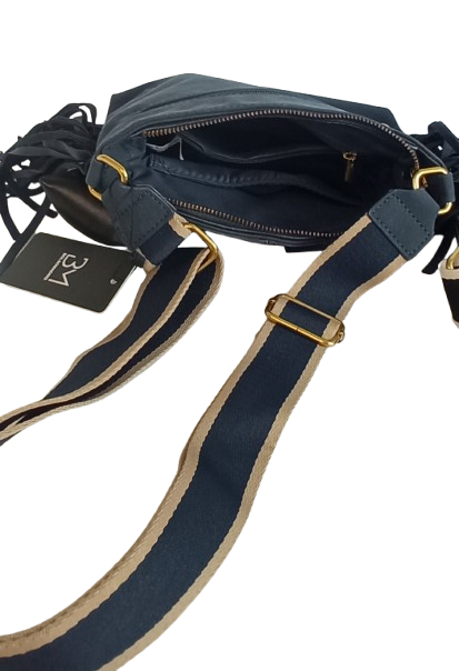 Bolso de flecos bandolera con correa ajustable, ideal para regalo