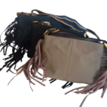 Bolso de flecos bandolera con correa ajustable, ideal para regalo